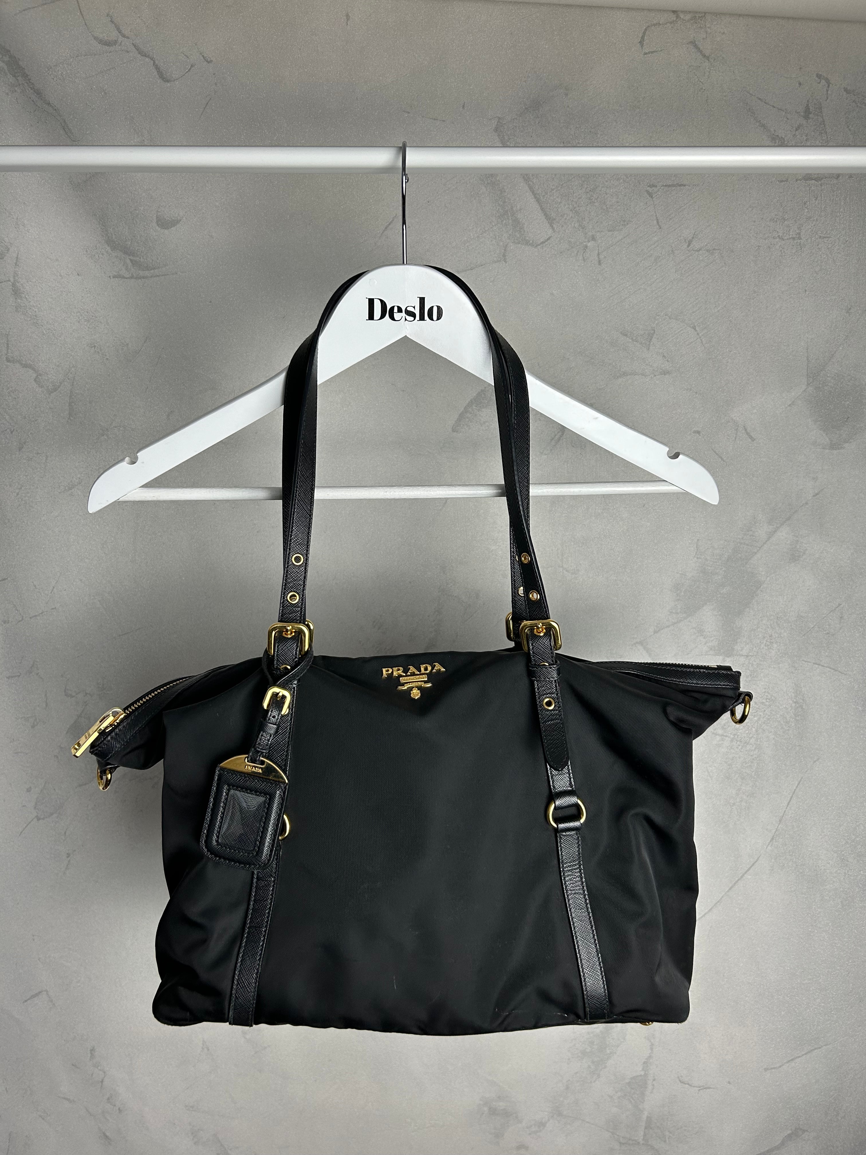 Prada buckle online bag